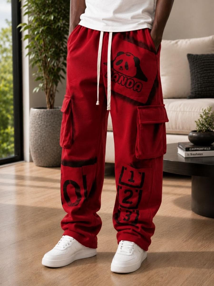 Panda Cargo Joggers