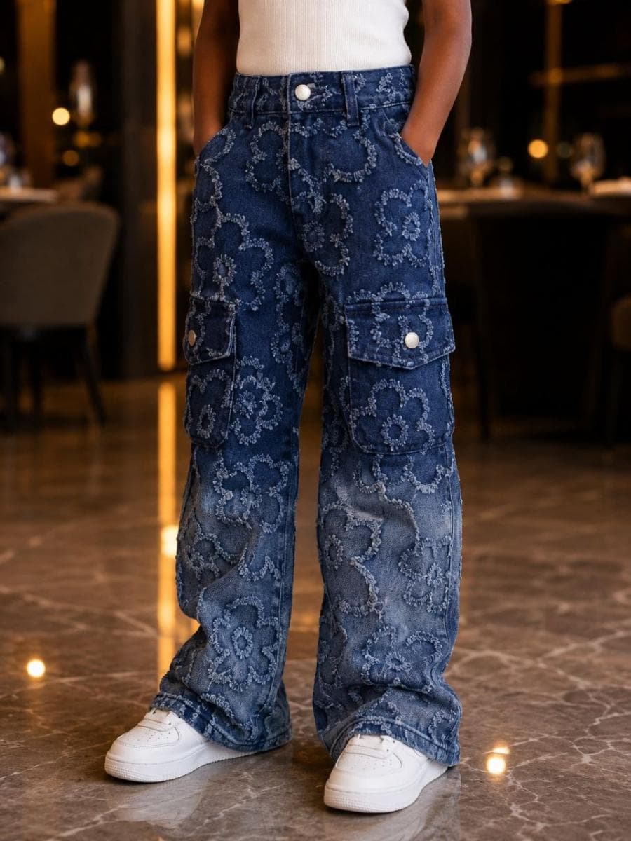 Flower Vibe Denim Jeans
