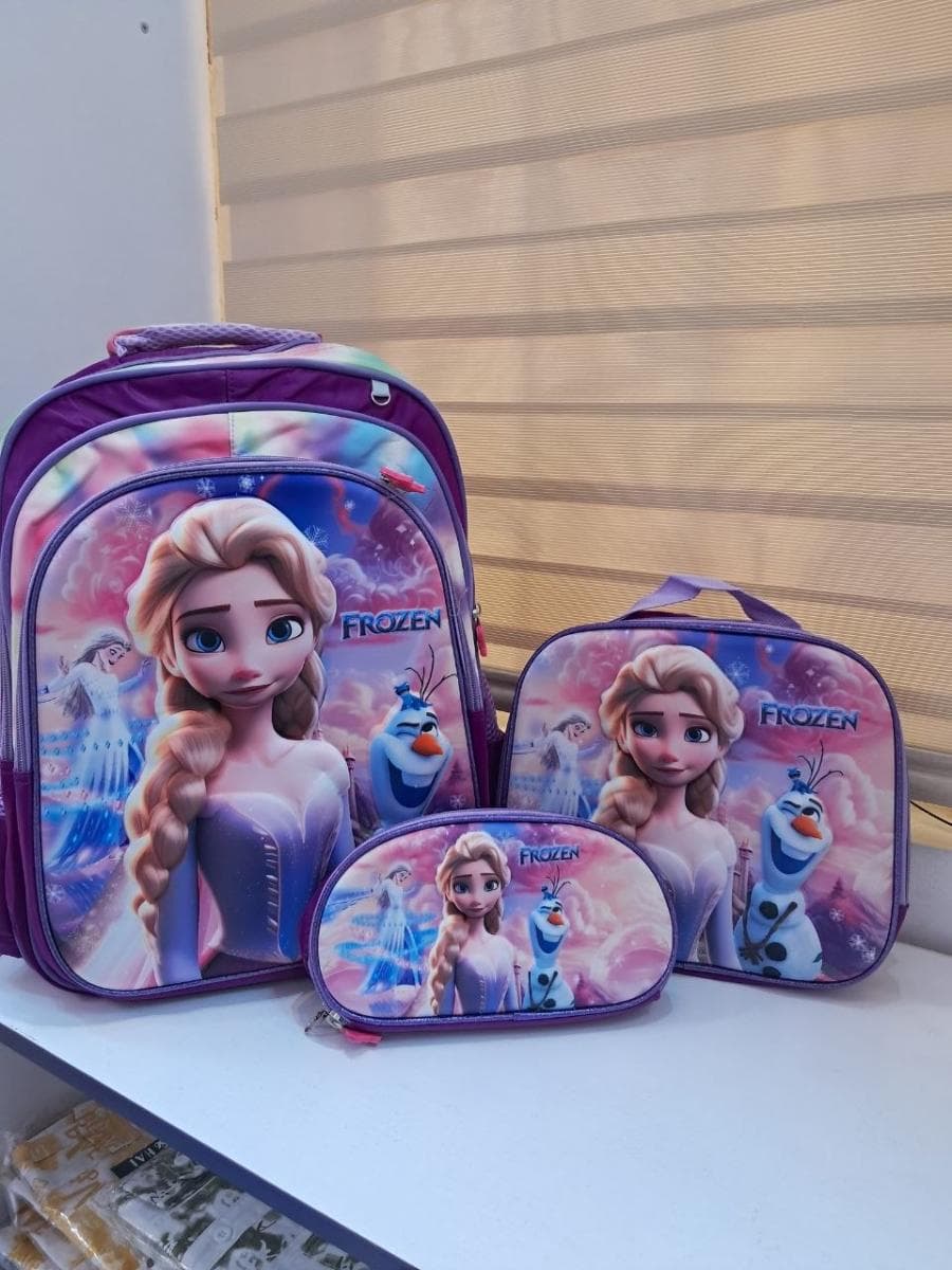 3 in 1 Frozen Elsa Backpack Set