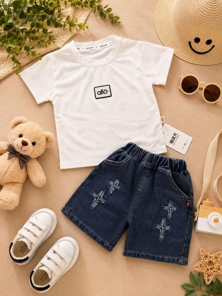 Polka Dot Tee & Shorts